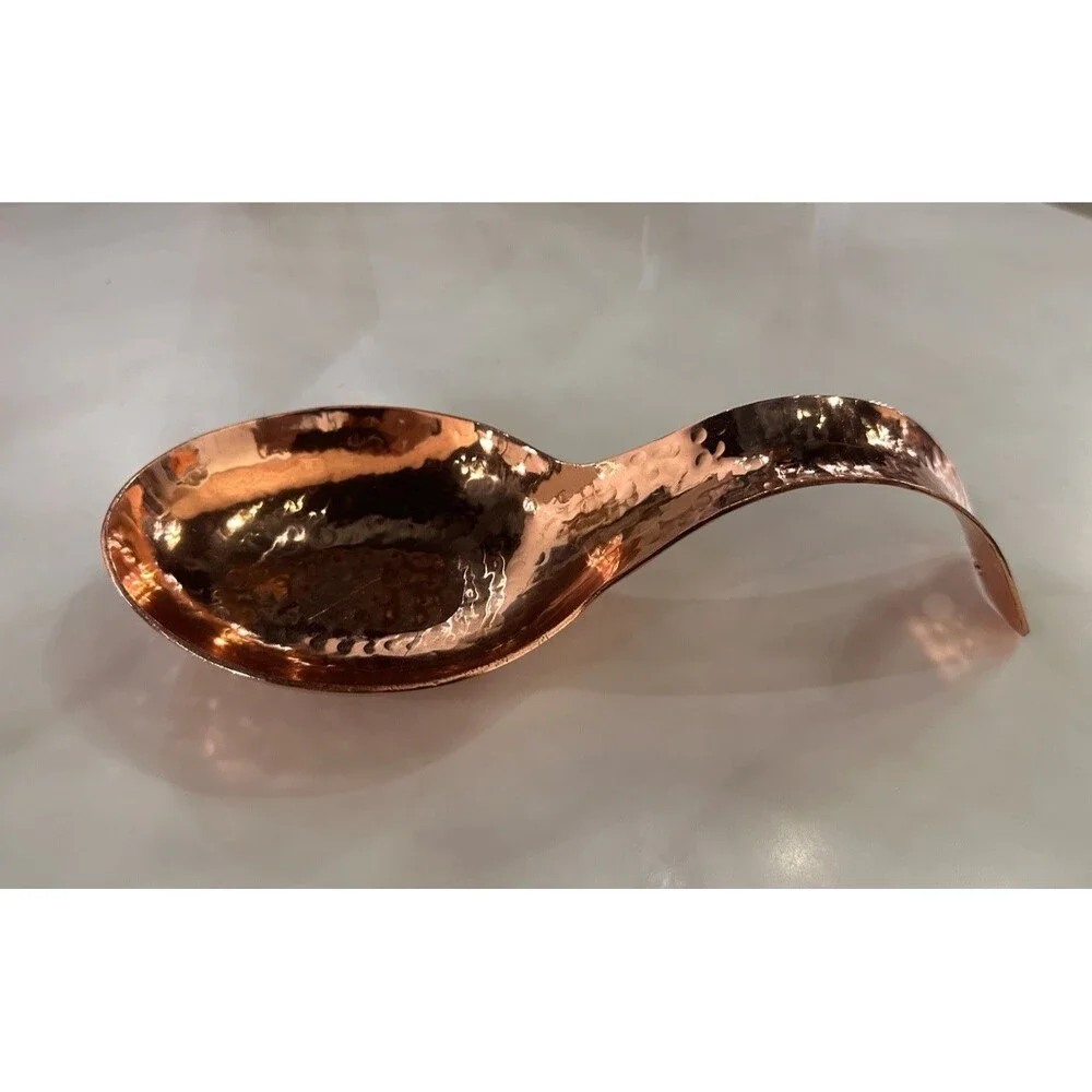 Thirstystone Large Hammered Penny Copper Spoon Rest